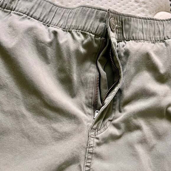 J. Crew Cuffs Pants Mens Size XL Gray Twill Drawstring Garment-Dyed Elastic - Picture 5 of 11